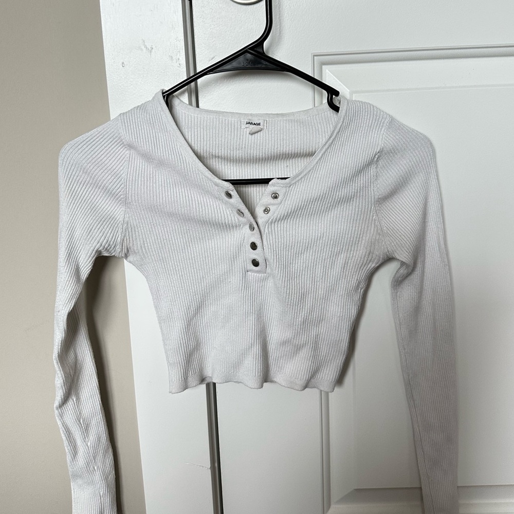 Garage White Long Sleeve